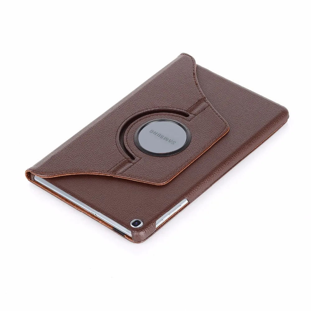 360 Rotating Case For Samsung Galaxy Tab A 8.0 S Pen P200 P205 SM-P200 SM-P205 Smart Auto Sleep / Wake Stand Leather Cover