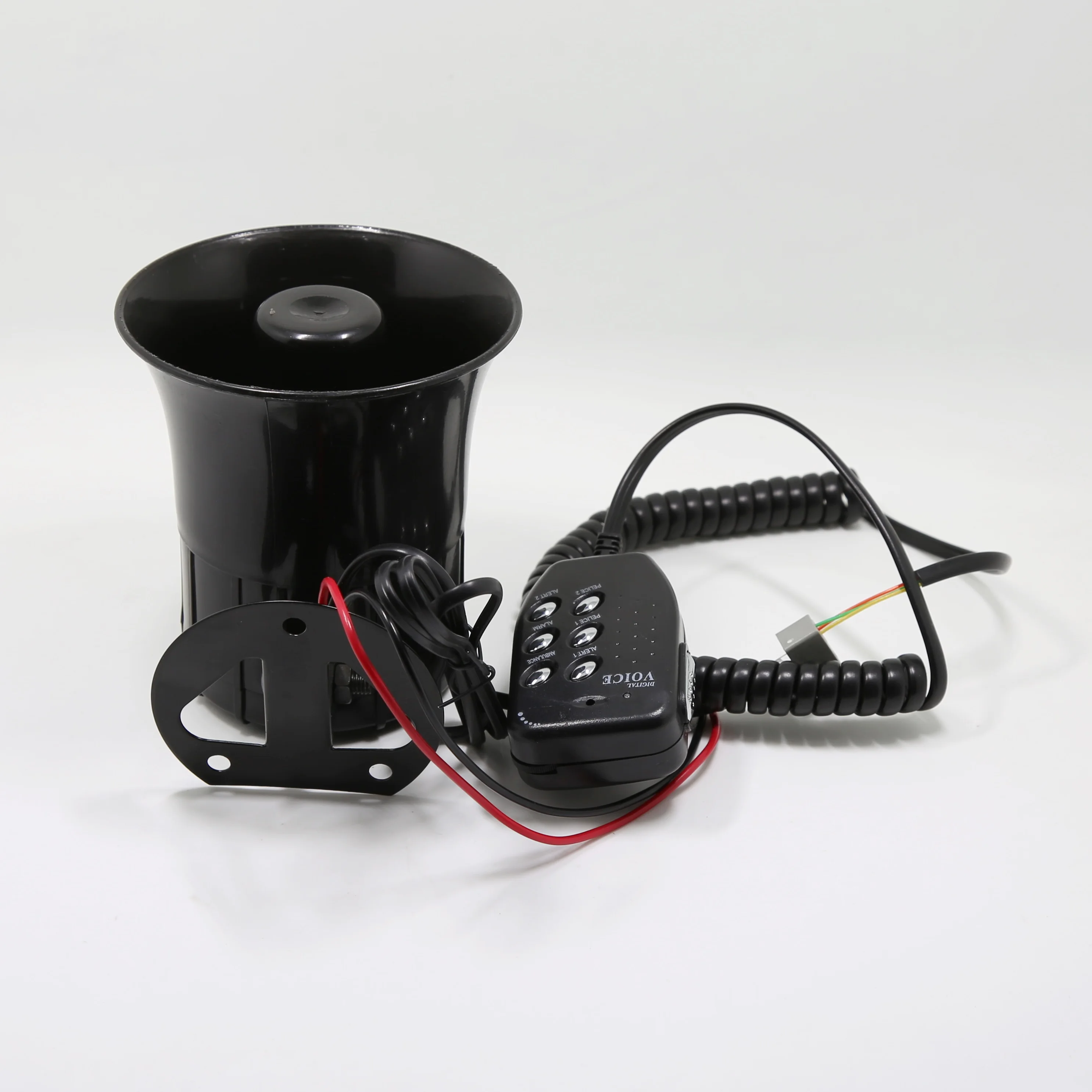 

New Air Horn Siren Speaker For Auto Car Boat Megaphone With Loud Speaker Siren 12V Loud 6 Sounds