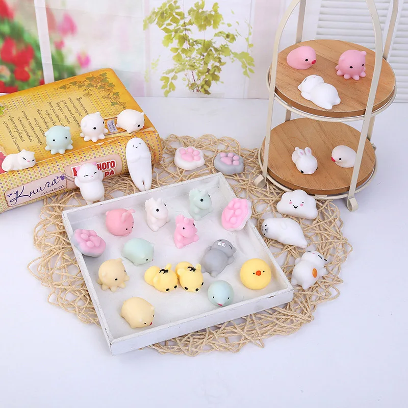 Mini Squishy Cute Cat Antistress Ball Squeeze Mochi Rising Abreact Soft Sticky Stress Relief Funny Decor show Gift Toys6