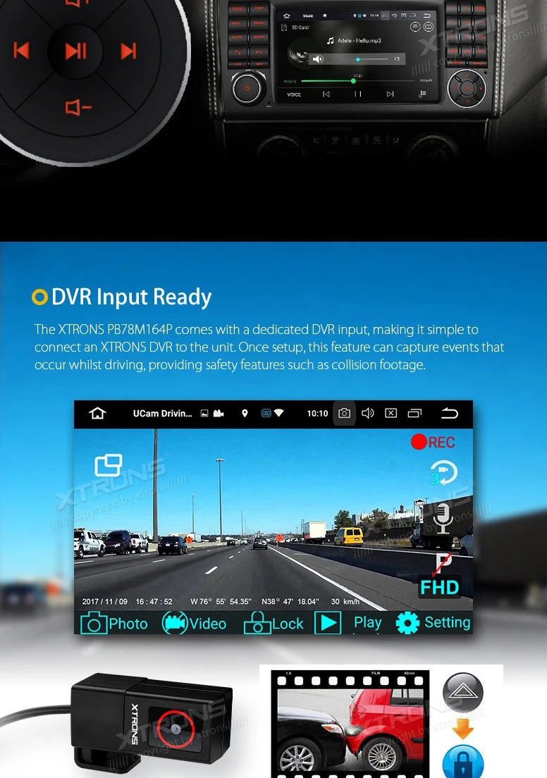 Flash Deal Android 8.0 OS 7" Car DVD Multimedia Navigation GPS Radio for Mercedes-Benz ML-Class W164 2005-2011 & GL-Class X164 2006-2012 15
