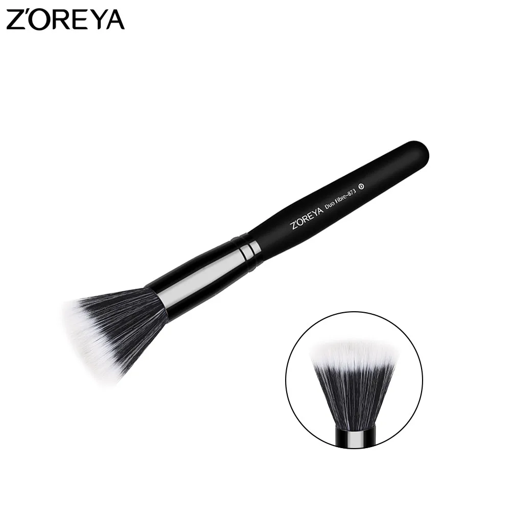Бренд ZOREYA Duo контурная кисть из волокна супер мягкая Кисть для макияжа с