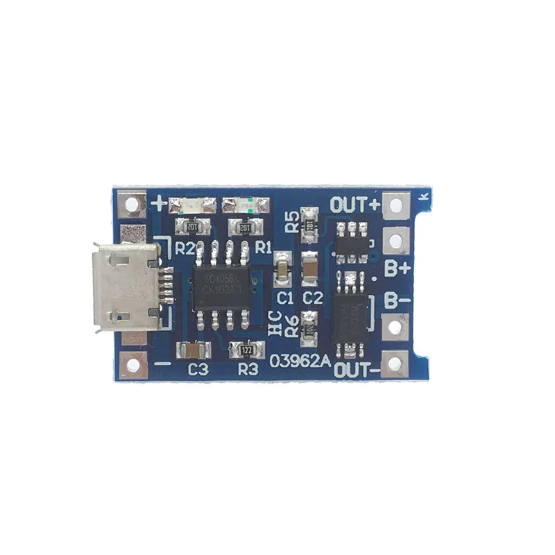 Зарядная плата TP4056 TC4056 TC4056A модуль зарядного устройства с Micro USB 18650 5 В 1 а двойной
