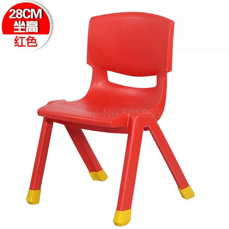 Утолщенный детский стул детский сад спинка стул детский стул пластиковый детский стол для учебы и стул бытовой Противоскользящий S - Цвет: fy15