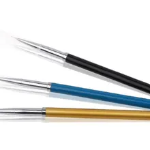 3 шт. краска для ногтей Ручка кисти для ногтей с металлической ручкой Инструмент для дизайна ногтей инструмент для украшения ногтей