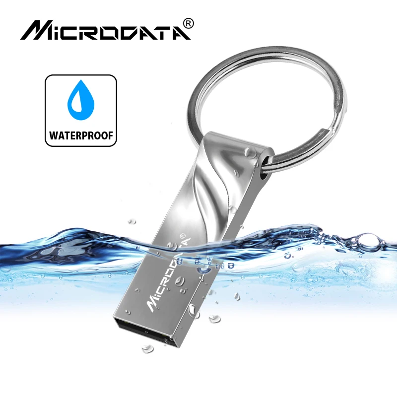 Металлический брелок для ключей металлический USB флеш накопитель 100% реальный 128