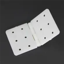 Wholesale Plastic Pinned Nylon Hinges 20x36 mm RC Model Airplanes Parts Replacements Pack of 100