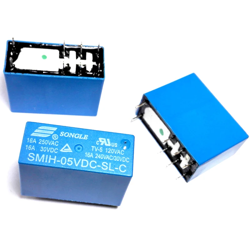 Реле 5v 16a