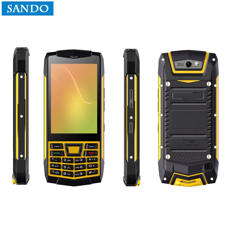 Оригинальный N2 PTT Android 6 0 клавиатура WCDMA Walkie Talkie функции телефона IP68