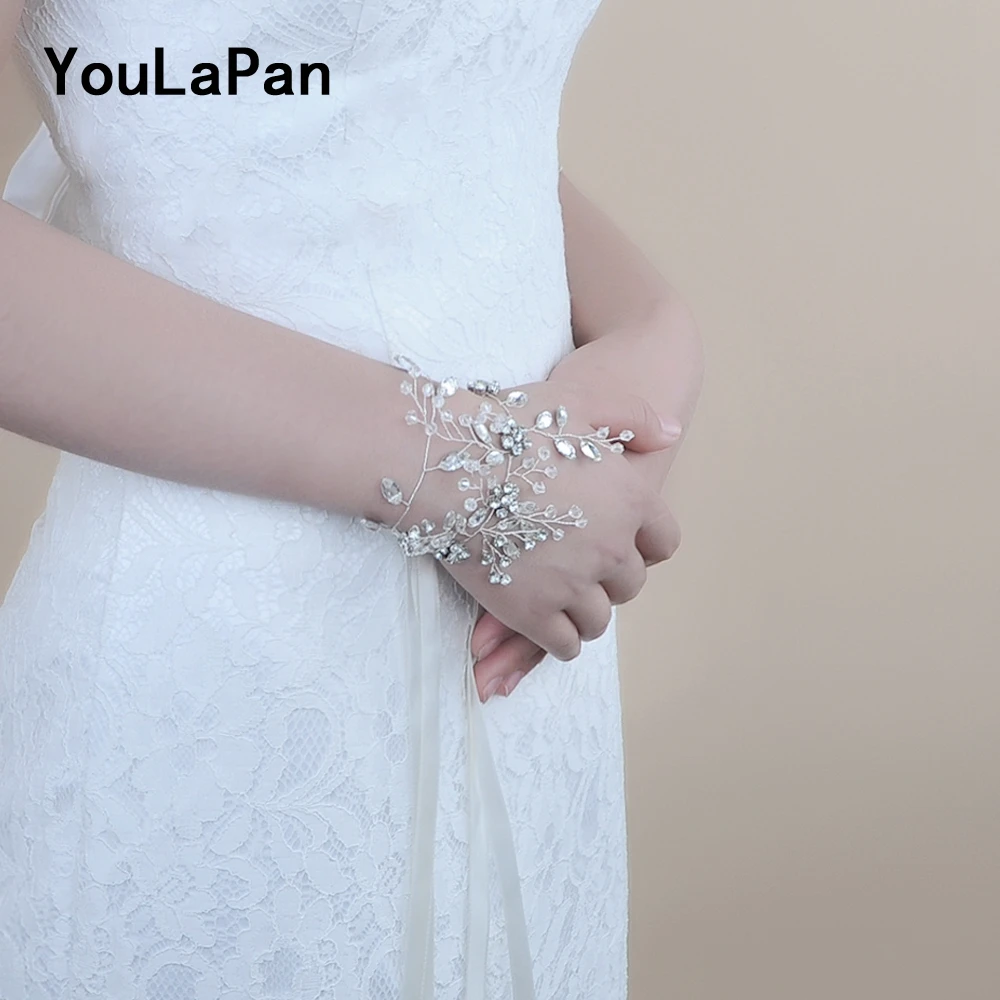 YouLaPan HP65 свадебная тиара Свадебный повязка свадебные аксессуары для волос горный хрусталь Свадебные украшения для волос свадебная диадема