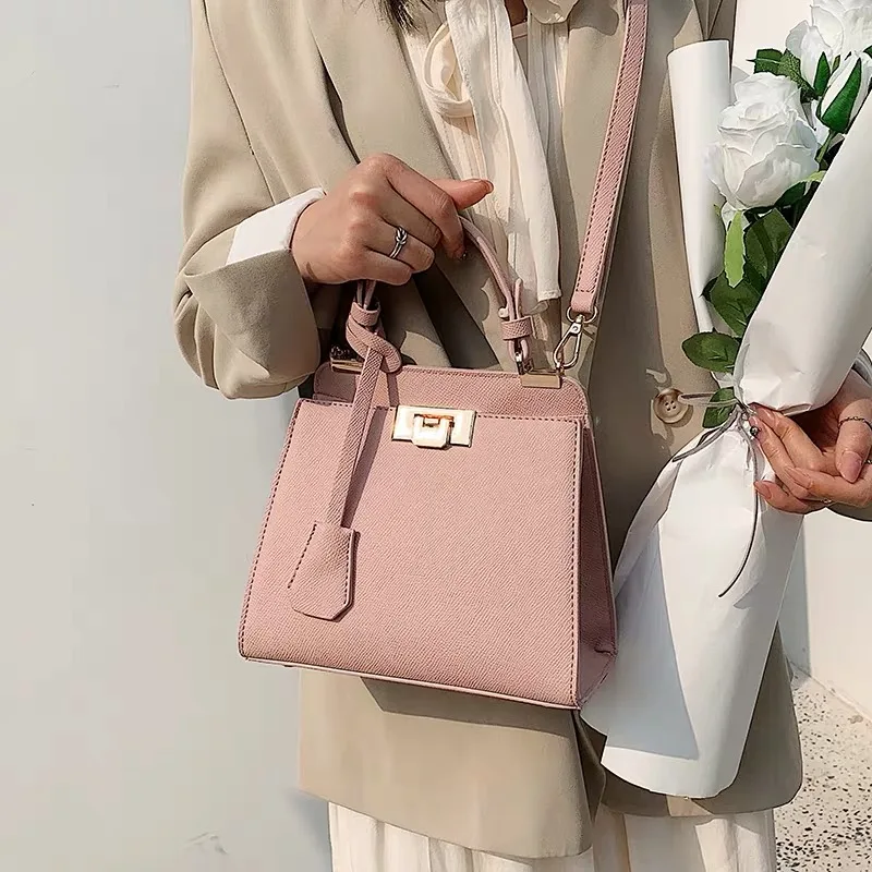 

JI HAO Brand Design New Female Shoulder Bag Simple Flap Handbag Fashion Shoulder Bags For Women Versatile Small Messenger Bag