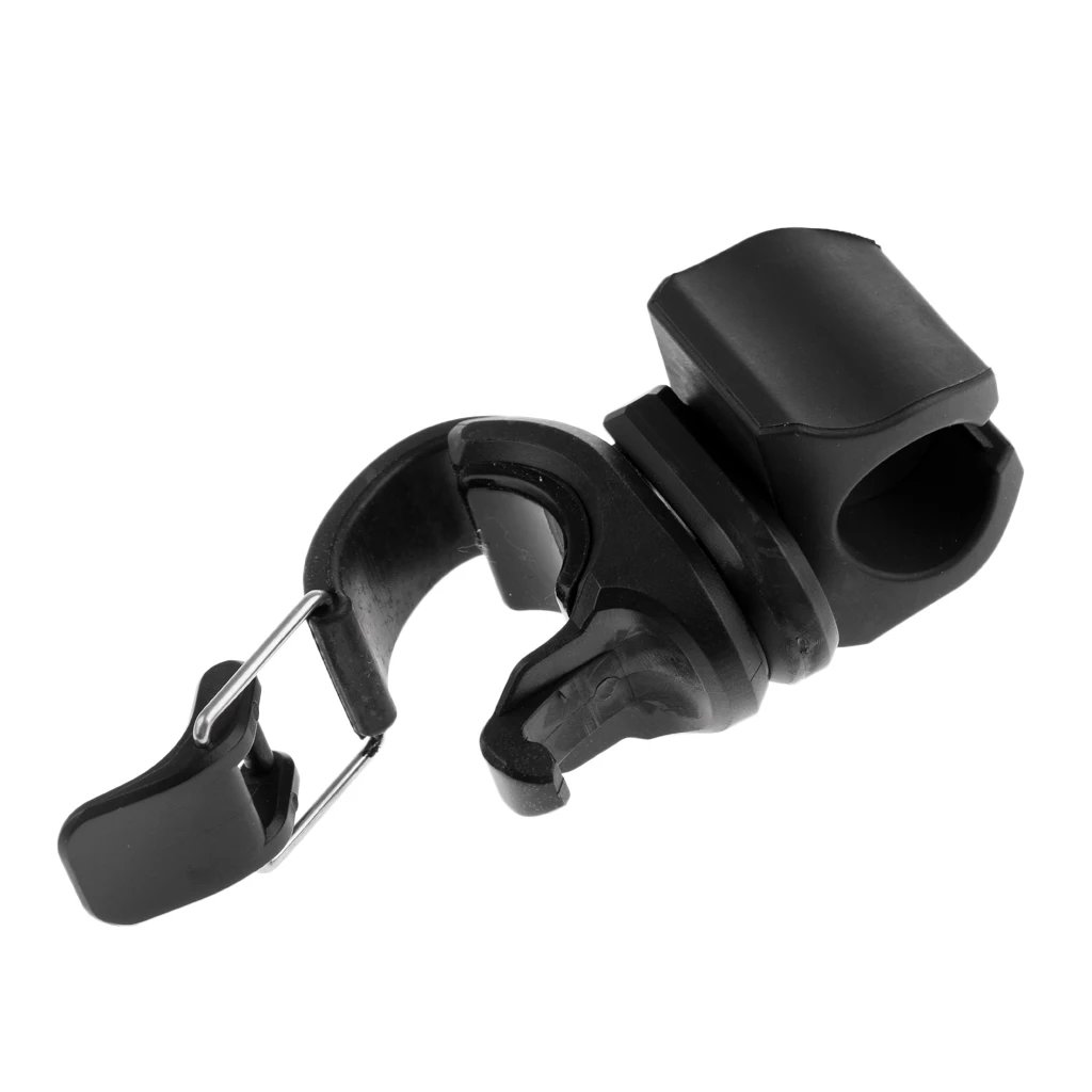 360 Swivel Bike Bicycle LED Flashlight Mount Bracket Holder Front Light Clip Clamp Lantern Black Bicycle Accessories