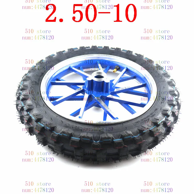 Высокое качество 2,50x10 Real Wheel шины с обод Шины fit Dirt Pit Trail велосипед багги