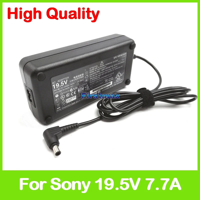 Для sony 19,5 V 7.7A 150 W Замена адаптера переменного тока питания для ноутбука зарядного устройства ADP-150TB C PCGA-AC19V9 VGP-AC19V17 VGP-AC19V18 VGP-AC19V54 VGP-AC19V55