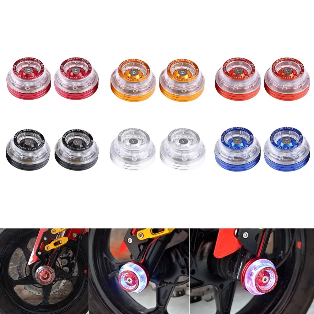 Buy 1 Pair Frame Sliders Light Flashing LED Motorcycle