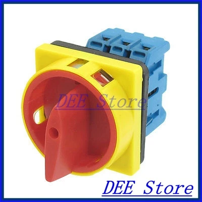 

600V 32A AC 2 Position Rotary Cam 6 Terminals Universal Combination Switch