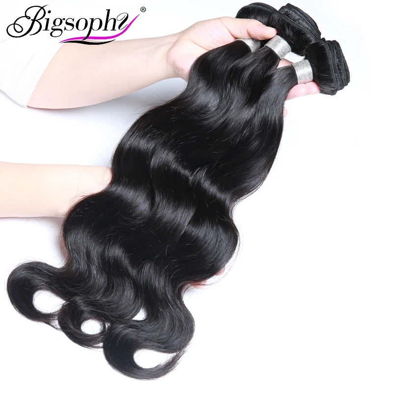Bigsophy Body Wave Hair Mongolian Weave Hair Bundles 3Bundles Hair With 13*4 Lace Frontal Closure 100% Remy Human Hair Extension Bigsophy Body Wave Hair Mongolian Weave Hair Bundles 3Bundles Hair With 13*4 Lace Frontal Closure 100% Remy Human Hair Extension