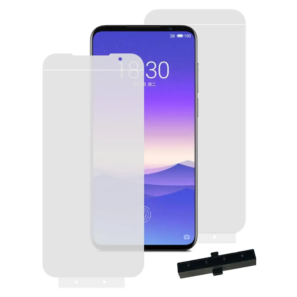 

9D Front+Back Soft Hydrogel Film For Meizu 16S 15 Plus 16X Note 8 9 HD Screen Protector Pro 7 Plus Full Cover TPU Film Not Glass