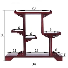 Красная кислота ветка неправильной формы дерева древняя полка, полка под старину, мульти сокровище стойки, полка, гостиной орнамент стойки