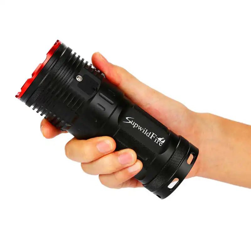 Supwildfire 30000LM 10 x XM L T6 светодиодный Мощность фонарик 18650 цифровой Дисплей Охота