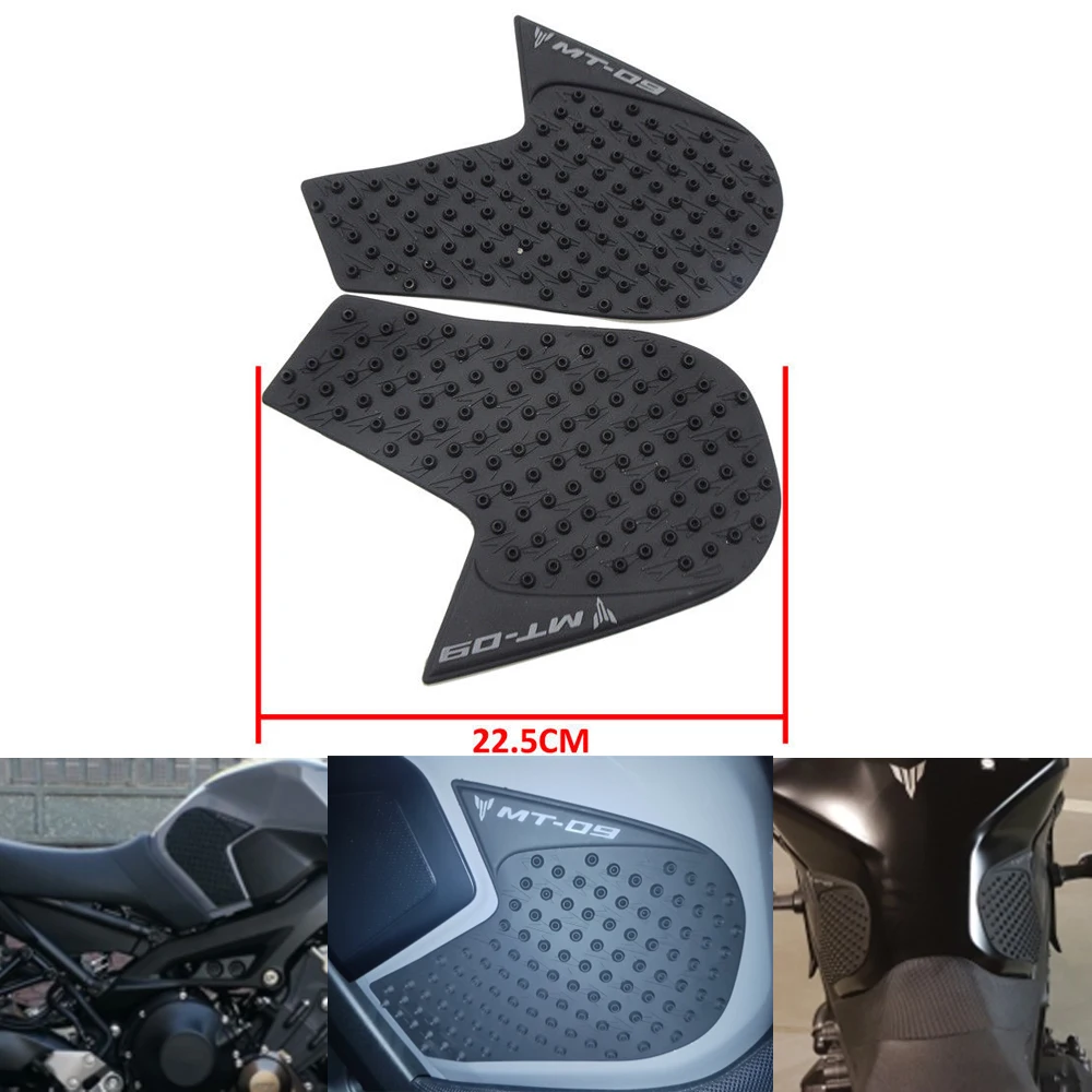 

Knight For Yamaha MT-09 MT09 MT 09 2014 2015 Protector Anti slip Tank Pad Sticker Gas Knee Grip Traction Side Pad 3M Decal