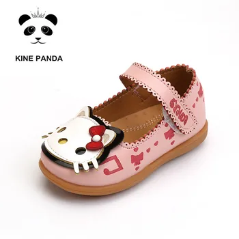 

KINE PANDA Kitty Little Girls Shoes Baby Girl Shoes Kindergarten Kids Shoes for Girl Princess Flats 1 2 3 4 5 6 Years Old