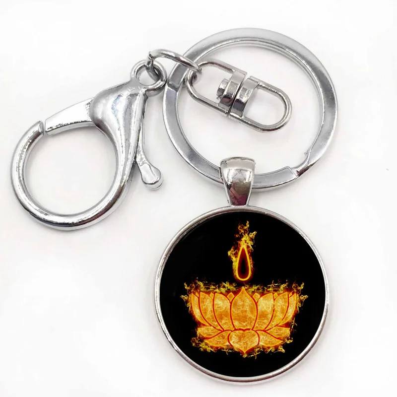10silver keychain.