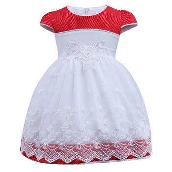 

Summer Infant Baby Girl Dress Lace Baptism Dresses for Girls 1st Year Birthday Party Wedding Baby Clothing vetement bebe fille