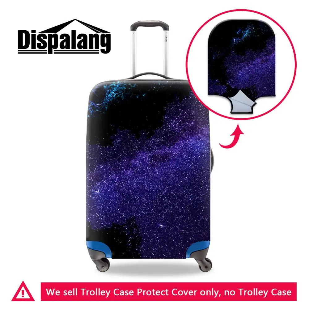 Розовый Защитный чехол для путешествий Dispalang Universe Galaxy, эластичный Эластичный Защитный чехол для чемодана 18-30 дюймов, чехол на колесиках - Цвет: Розовый