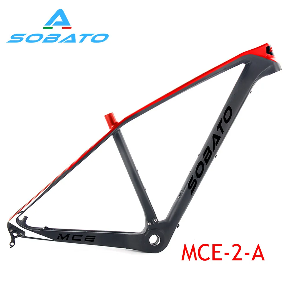 SOBATO T800 карбоновая mtb рама 29er китайская карбоновая рама для bicicletas горный велосипед 29 набор углеродных велосипедов mtb 142/135 - Цвет: 2 A