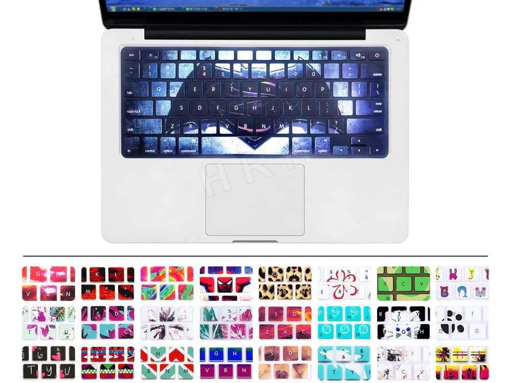 

Newest Animal Bat Batman design Silicone Keyboard Cover Skin protector protective film for apple Macbook Pro Retina 13" 15" 17"