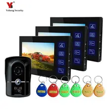 Yobang Security Freeship Digital Video Doorbell RFID Doorphone Peephole Viewer LCD Monitor Speakerphone video Intercom doorbell