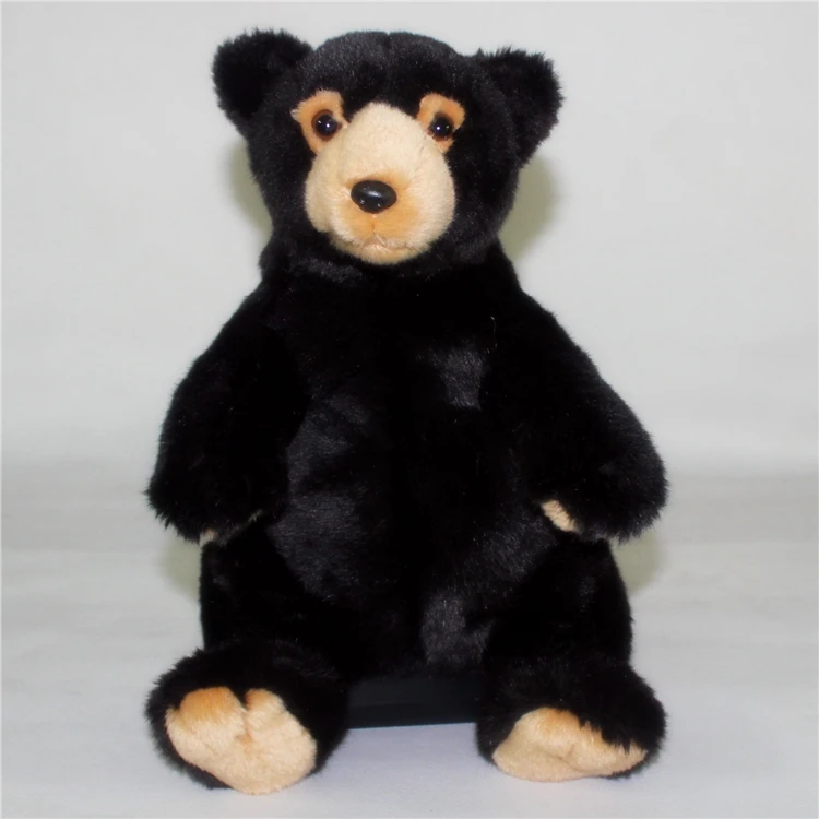 

North American Black Bear Doll Toy Simulation Wildlife Plush Toys Child Gifts Good Quality