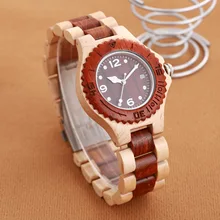 Natural Wood Watch Unisex Men Women Top Brand Luxury Lightweight Waterproof Wooden Date Wristwatch Relogio Feminino