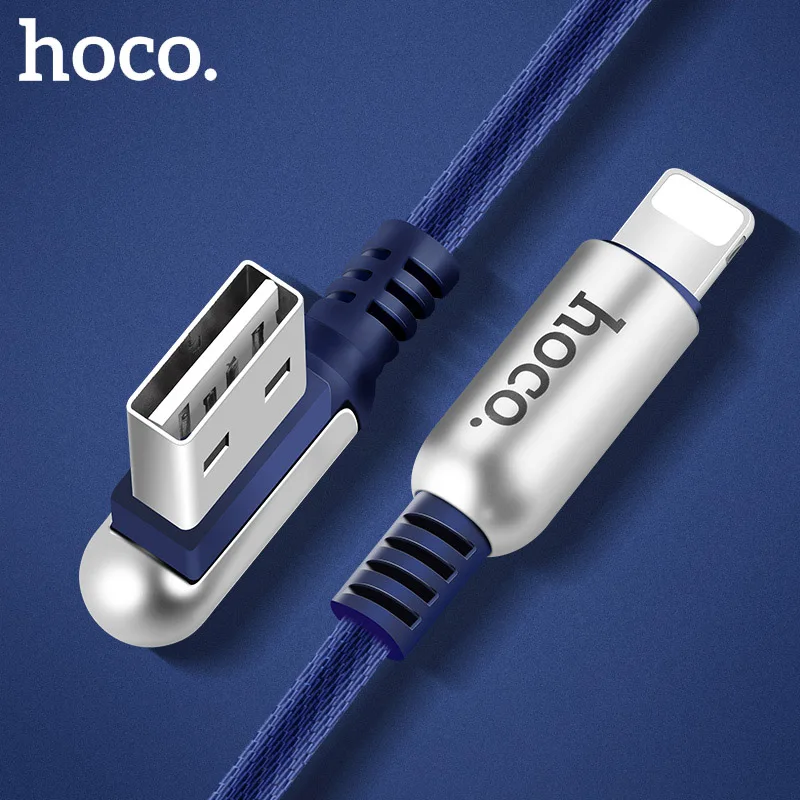 HOCO 2.4A USB кабель для iPhone X Xr 5S 7 8 6s Plus Xs Max iPad кабель USB быстрая зарядка данных usb кабель для зарядки