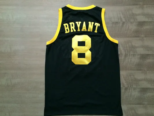 black and yellow kobe jersey