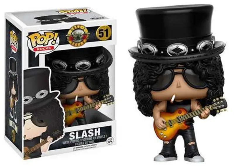 

In Stock Funko pop Official Guns N Roses Rocks: Slash Vinyl Action Figure Collectible Model Toy with Original Box