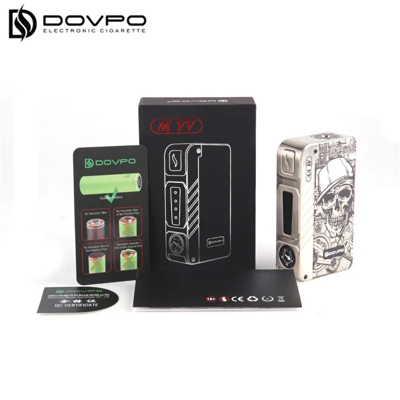 Dovpo m vv Box Mod Overheat Protection Vape Box Mod Support 2 X 18650