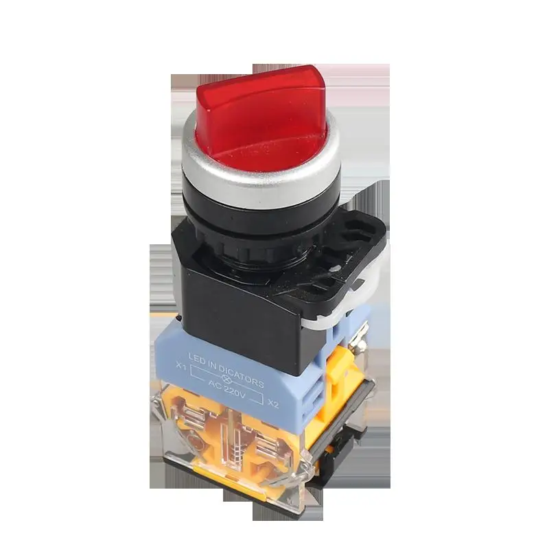 LA38 11XD/22 2/3 Positon поворотный нажимной Buton переключатель лампы AC220V DC24V|switch|switch plateswitch