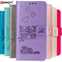 Funda de cuero de imitación de lujo para ZTE Blade V9 3D Owl en relieve, funda para teléfono ZTE Blade V9 VITA