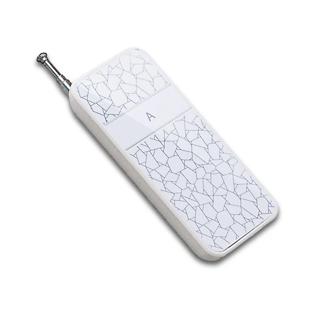

Newest White Color 1CH 2CH RF Transmitter Wireless Remote Control with Tracking Number 315/433.92 MHZ Free Shipping