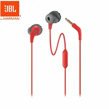 Проводные наушники JBL Endurance Run, вставные наушники Fone De Ouvido, оригинальные наушники Jbl hands free, наушники с микрофоном, гарнитура jbl