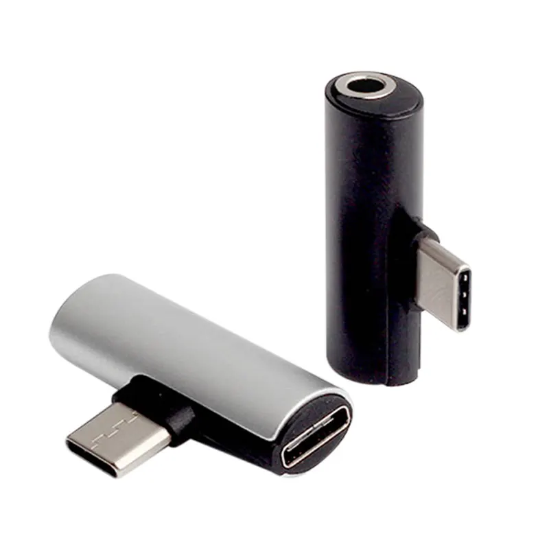 Удлинительный кабель для наушников с разъемом USB Type c 3 5 мм зарядки и вызова два в