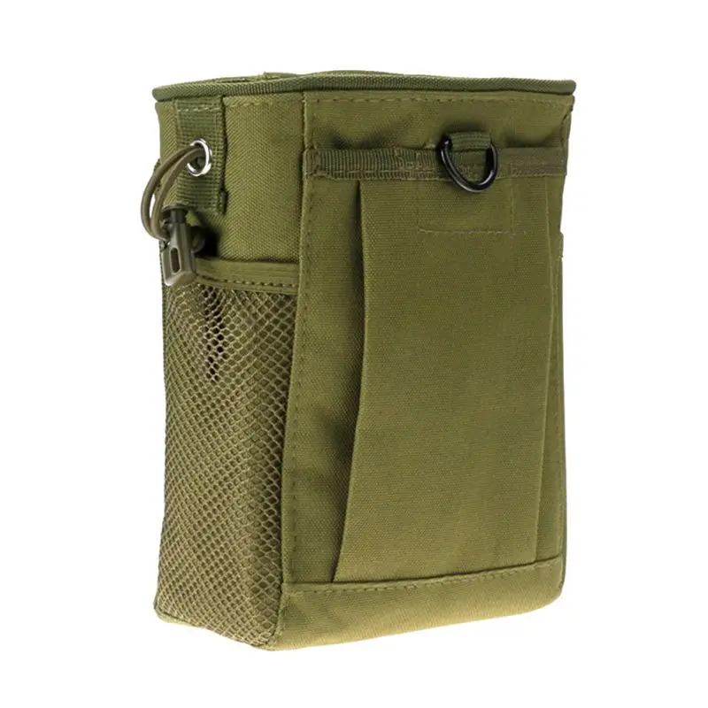 Тактическая Военная Сумка пистолет журнал дампа Drop Reloader сумка утилита охотничья сумка для сбора мусора - Цвет: Зеленый цвет