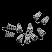 5 unids/lote Venta caliente Anti ronquidos pinza nasal de silicona magnético deja de roncar Clips para la nariz Anti-ronquido Apnea del sueño dormir dispositivo de asistencia