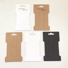 50 шт., бумажные заколки для волос, 11,5*6,6 см, заколка для волос ручной работы, посылка,, открытки для демонстрации ювелирных украшений, аксессуары для волос, упаковочные карты