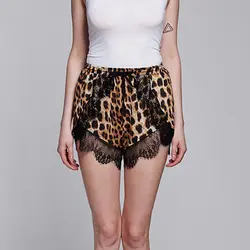 ГОРЯЧИЙ Новый 2016 Сексуальная Лето Короткие feminino Haute Taille Femme Мода Кружева Leopard Шорты Женщины Высокой Талией Pantalones Cortos Mujer