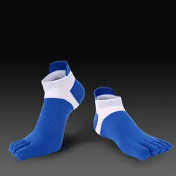1 пара модных Стиль 6 цветов Специальный дизайн хлопка Для мужчин носки пять пальцы рук и ног Аксессуары для носков