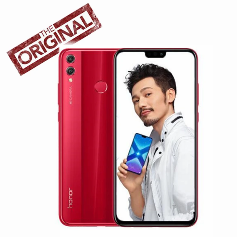 

Global ROM Honor 8X 4G 64G MobilePhone 6.5 inch Screen 3750mAh Battery Android 8.1 Octa Core 1.5GHz Dual Black 20.0+2.0