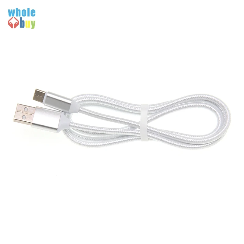 50 шт./партия, 0,25 м, 1 м, плетеный нейлоновый кабель type C Micro 5pin, 8-контактный кабель для синхронизации данных, зарядный кабель для iphone Xr, 8, 7, sony, samsung, huawei