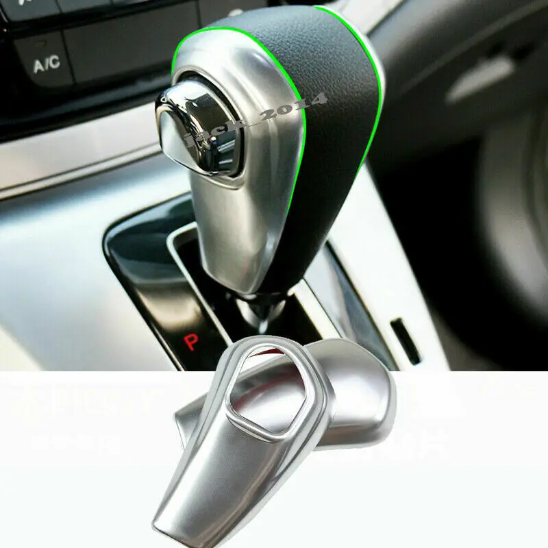 

ABS chrome Central gearshift Head Knob Auto Handle Stick cover trim for 2012 2013 2014 2015 2016 HONDA CRV